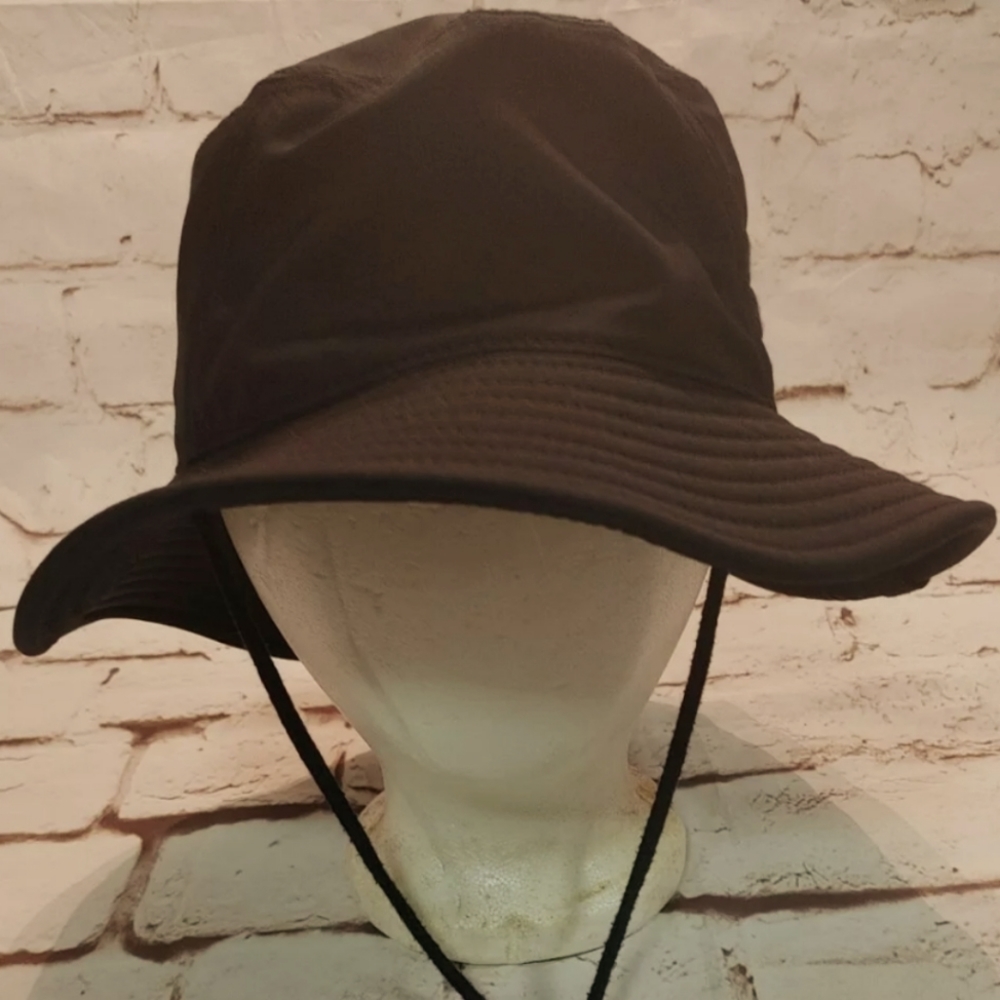Adidas Climalite Fishing Hat Black Adult One Size Packable Hiking Camping EUC.